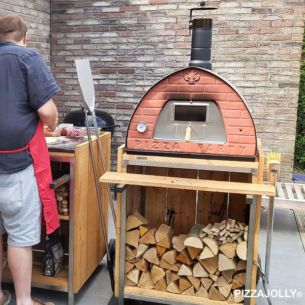 buitenkeuken met pizzaoven koken in de tuin PIZZAJOLLY buitenkeuken met pizzaoven koken in de tuin PIZZAJOLLY