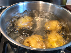 aardappels koken voor het pletten