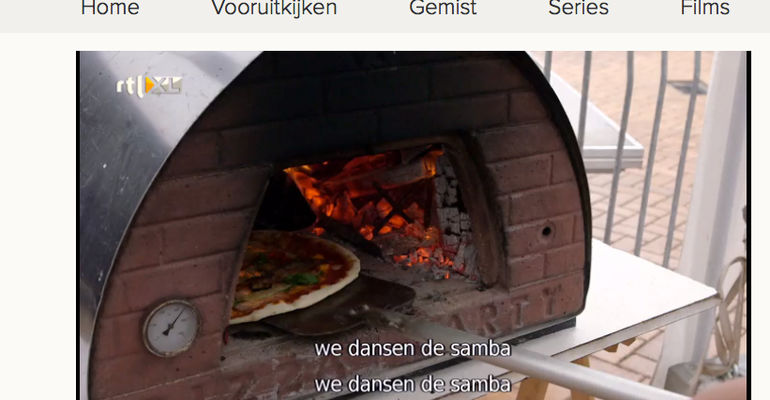 Gezien bij RTL op TV pizza party met de PIZZAJOLLY pizzaoven