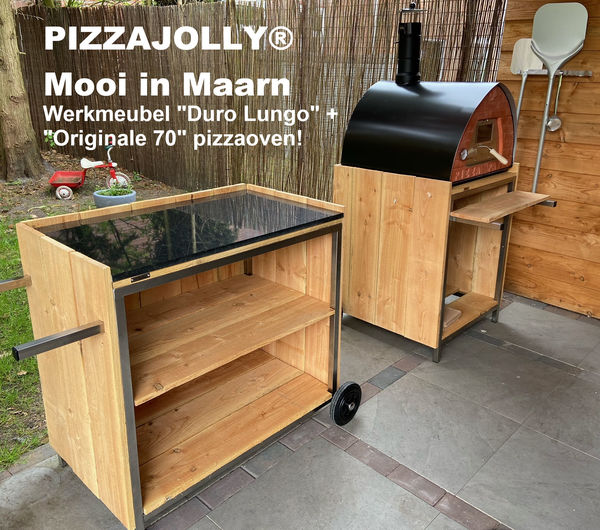 buitenkeuken Duro met Lungo werktafel pizzajolly pizzaoven buitenkeuken Duro met Lungo werktafel pizzajolly pizzaoven