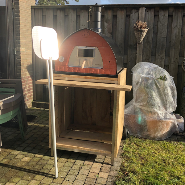 buitenkeuken quercia eiken rvs pizzajolly pizzaoven